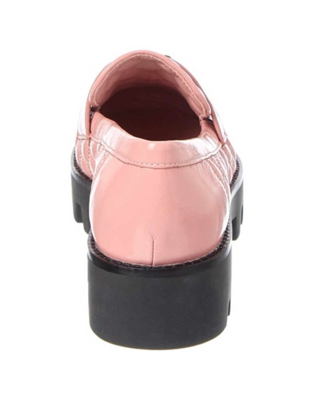 NWOT Tory Burch Women's Pink Mini Everly Chunky Leather Loafer Shoes Size 5.5 - Picture 4 of 11